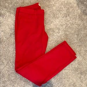 Red Hollister pants!